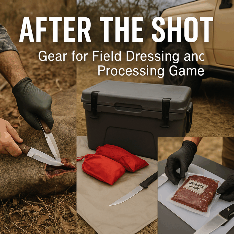 After the Shot: Gear for Field Dressing and Processing Game